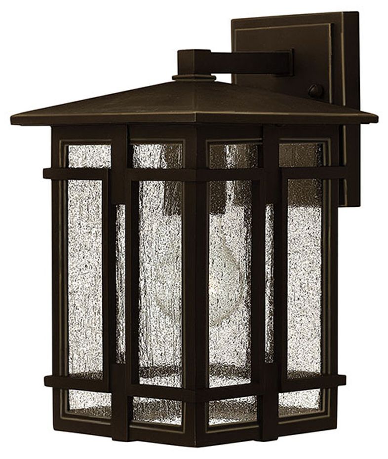 Hinkley Outdoor Tucker Small Wall Mount Lantern 11.5" Oil Rubbed Bronze