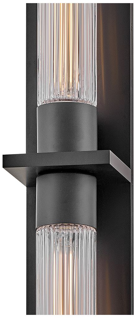 Image 3 Hinkley Outdoor Voight Large Wall Mount Lantern 27.25" Black more views