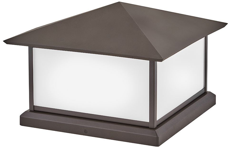 Image 2 Hinkley Outdoor Walter Large Pier Mount 12V 15" Textured Oil Rubbed Bronze more views