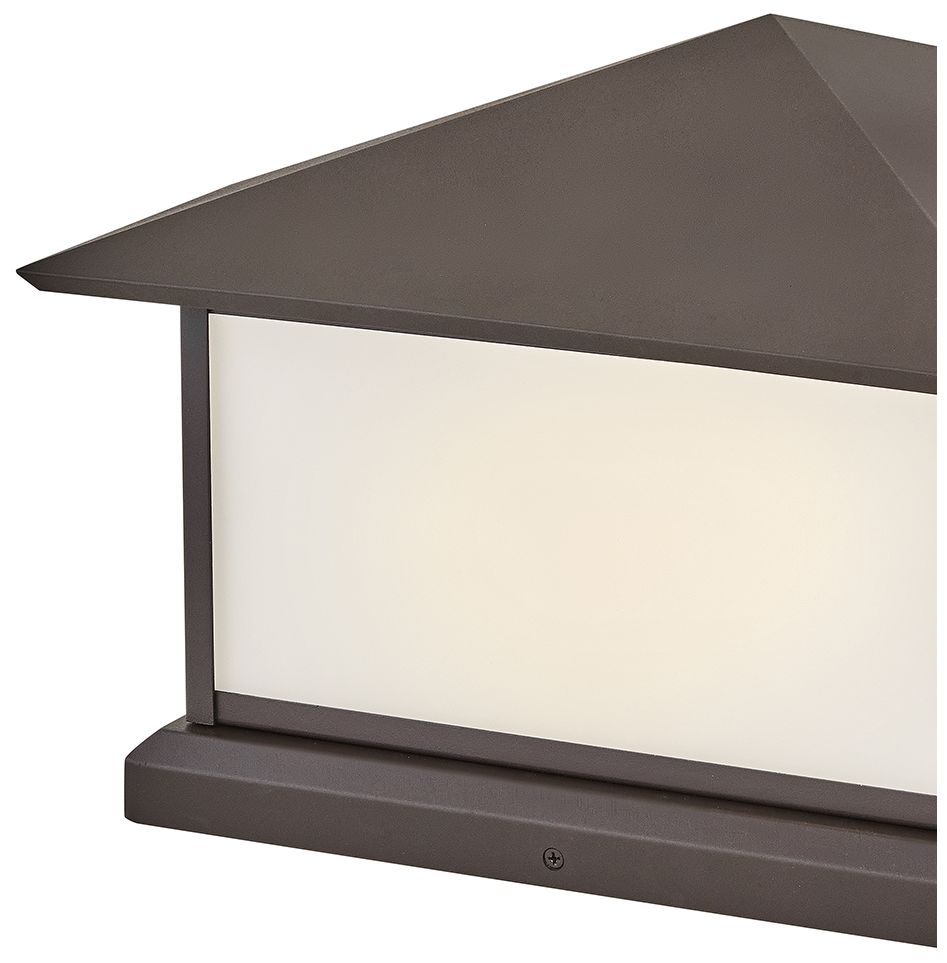 Image 3 Hinkley Outdoor Walter Large Pier Mount 12V 15" Textured Oil Rubbed Bronze more views