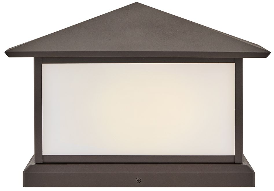 Image 4 Hinkley Outdoor Walter Large Pier Mount 12V 15" Textured Oil Rubbed Bronze more views