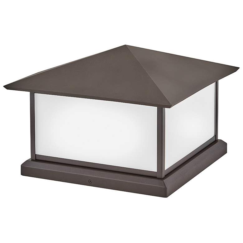 Image 2 Hinkley Outdoor Walter Large Pier Mount 15" Textured Oil Rubbed Bronze more views