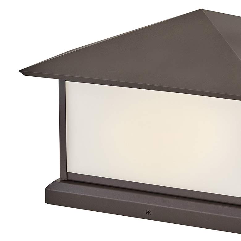 Image 3 Hinkley Outdoor Walter Large Pier Mount 15" Textured Oil Rubbed Bronze more views