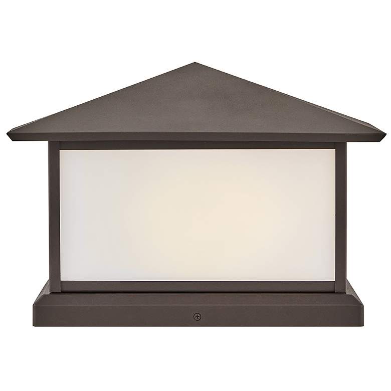 Image 4 Hinkley Outdoor Walter Large Pier Mount 15" Textured Oil Rubbed Bronze more views