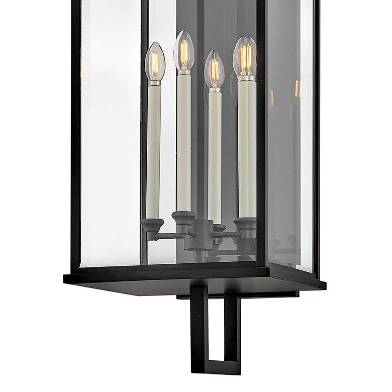 Image 4 Hinkley Outdoor Weymouth Extra Large Wall Mount Lantern 14" Black more views