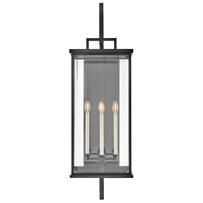 Image 5 Hinkley Outdoor Weymouth Extra Large Wall Mount Lantern 14" Black more views