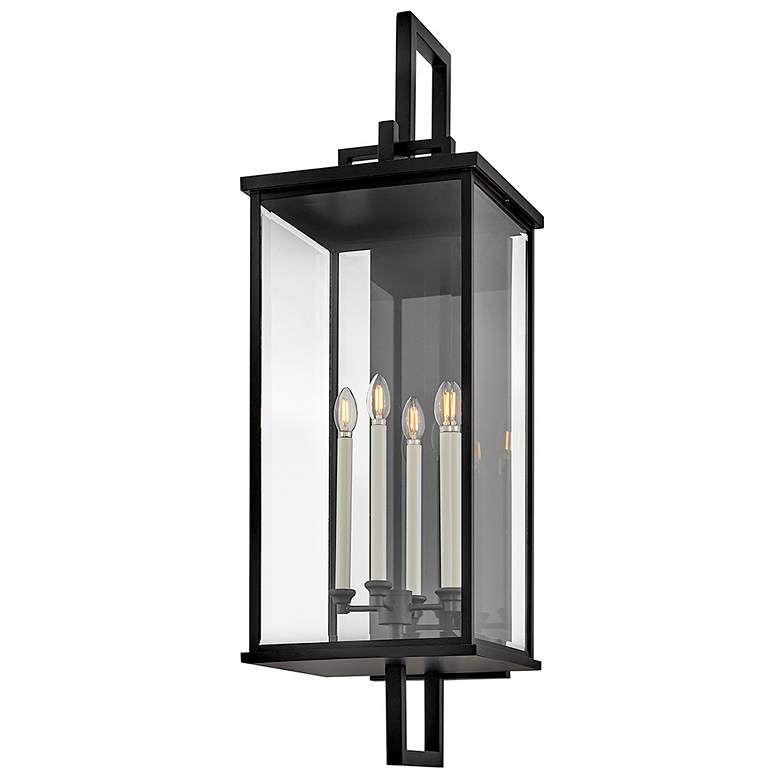 Image 7 Hinkley Outdoor Weymouth Extra Large Wall Mount Lantern 14" Black more views