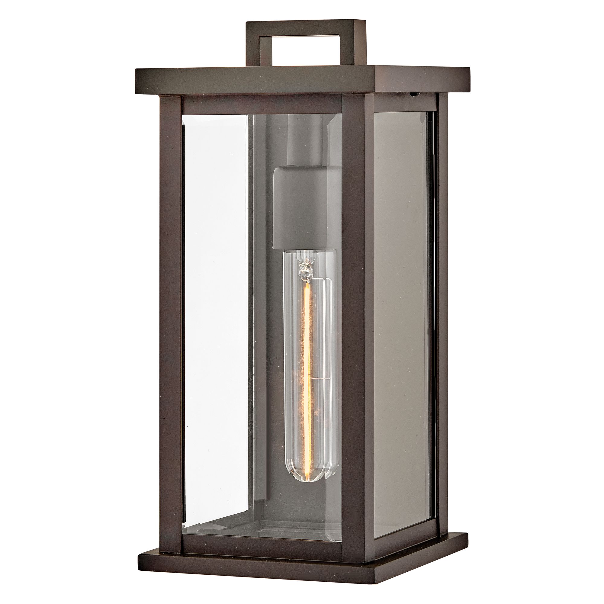 Image 2 Hinkley Outdoor Weymouth Small Wall Mount Lantern 13.25" Oil Rubbed Bronze more views