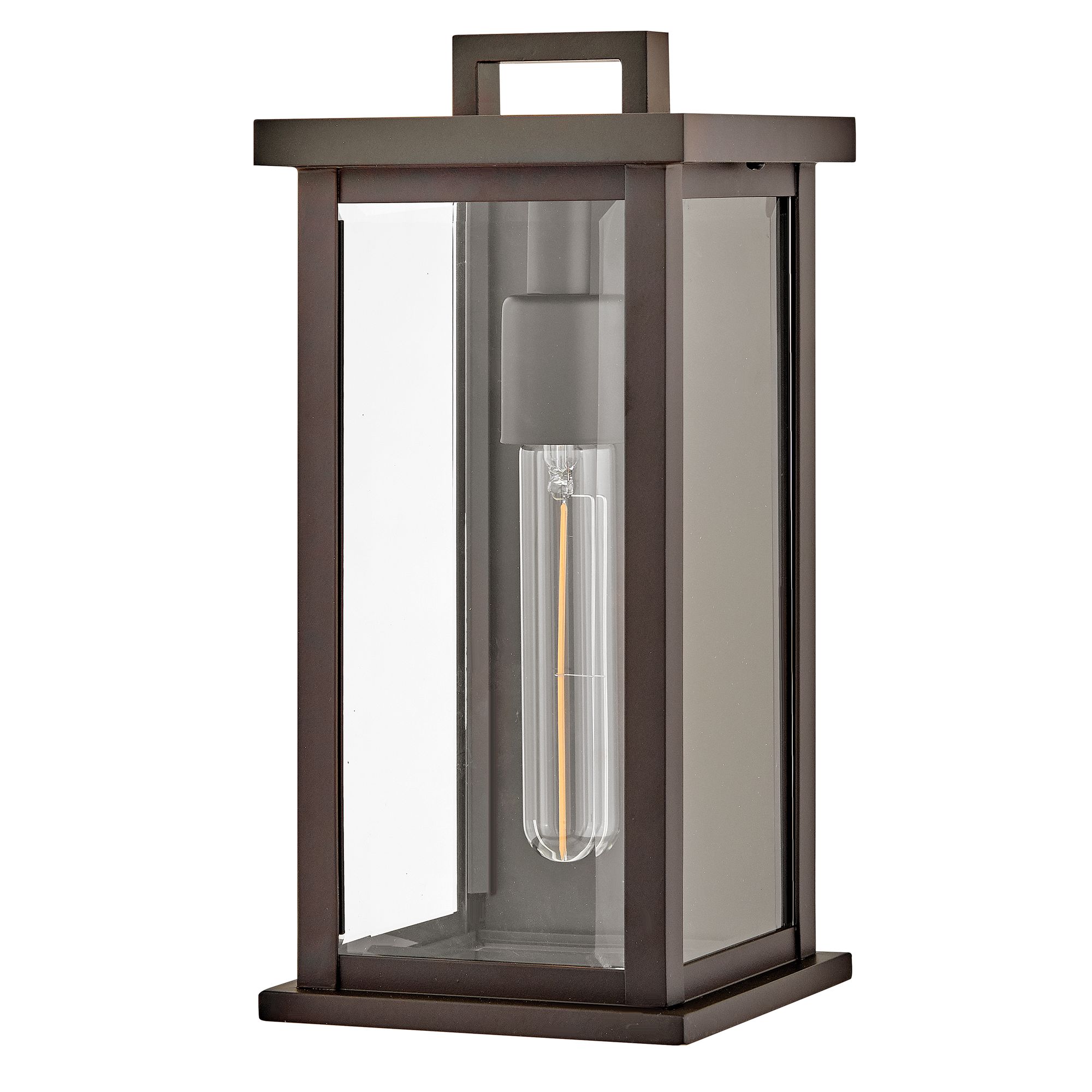 Hinkley Outdoor Weymouth Small Wall Mount Lantern 13.25" Oil Rubbed Bronze