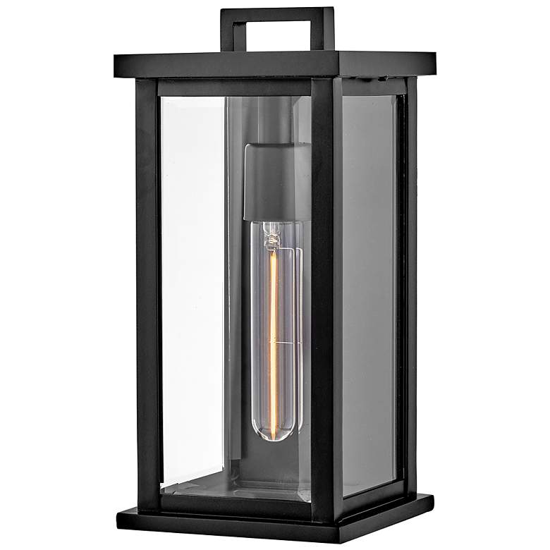 Image 2 Hinkley Outdoor Weymouth Small Wall Mount Lantern Black more views