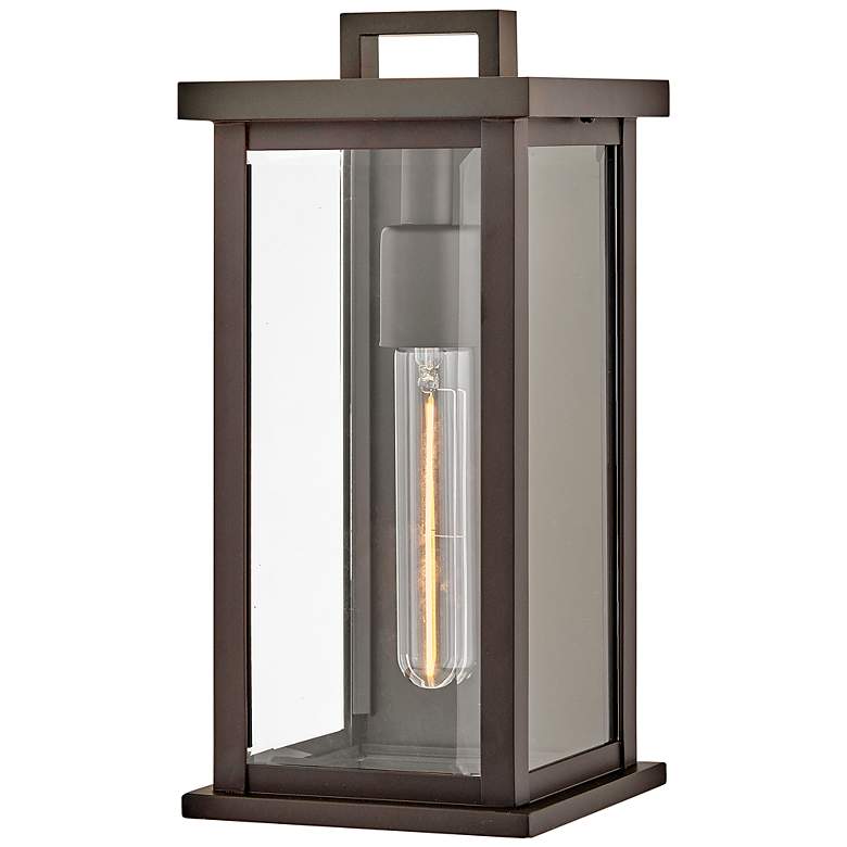 Image 2 Hinkley Outdoor Weymouth Small Wall Mount Lantern Oil Rubbed Bronze more views