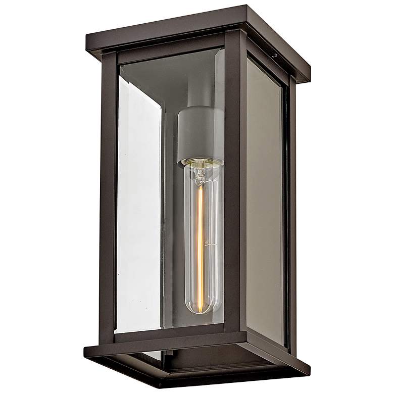 Image 6 Hinkley Outdoor Weymouth Small Wall Mount Lantern Oil Rubbed Bronze more views