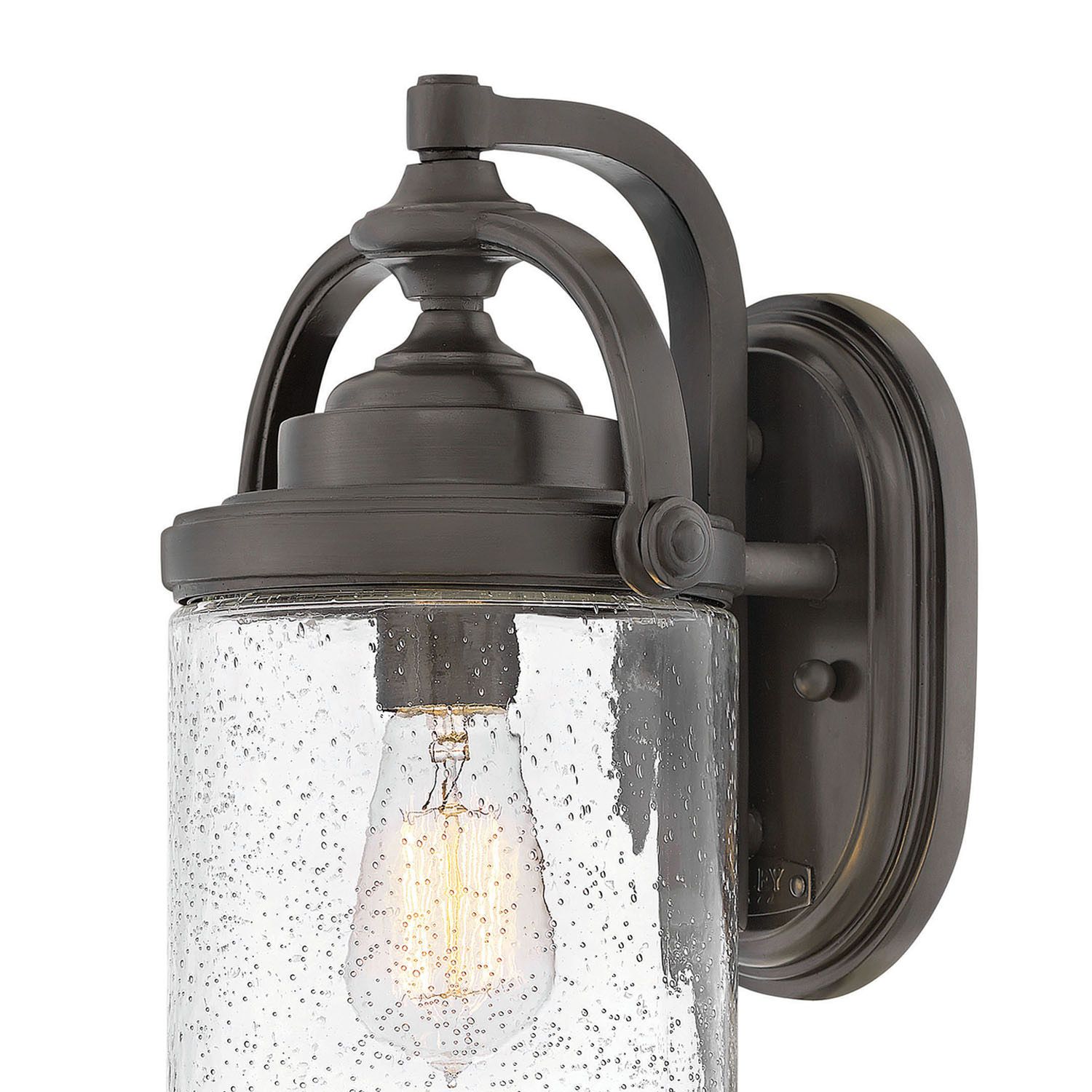 Thumbnail3 of Hinkley Outdoor Willoughby Medium Wall Lantern 14" Oil Rubbed Bronze more views