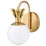 Hinkley Palma 10 1/2" High Heritage Brass Wall Sconce