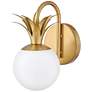 2_Hinkley Palma 10 1/2" High Heritage Brass Wall Sconce more views