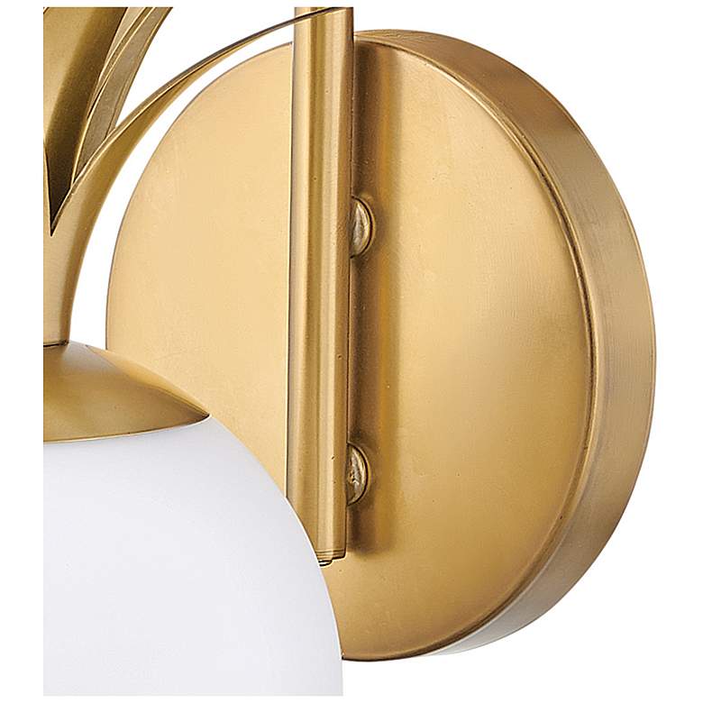 Image 5 Hinkley Palma 10 1/2" High Heritage Brass Wall Sconce more views
