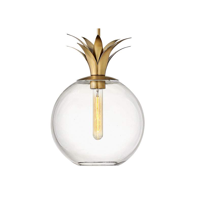 Image 2 Hinkley Palma 10 3/4" Wide Heritage Brass Mini Pendant more views