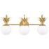 Hinkley Palma 24" Wide Brass Finish Pineapple Bath Light