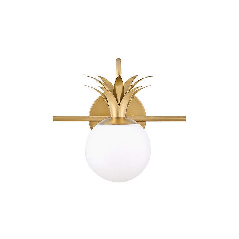 Image 2 Hinkley Palma 24" Wide Brass Finish Pineapple Bath Light more views