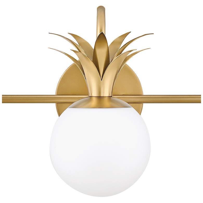 Image 3 Hinkley Palma 24" Wide Brass Finish Pineapple Bath Light more views