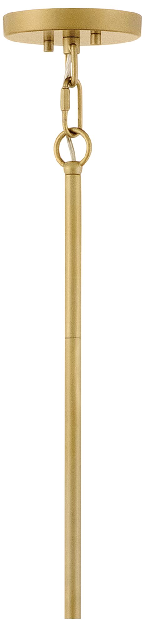 Image 6 Hinkley Paloma Large Chandelier 40" Lacquered Brass more views