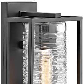 Image2 of Hinkley Pax 10" High Satin Black Outdoor Wall Light more views