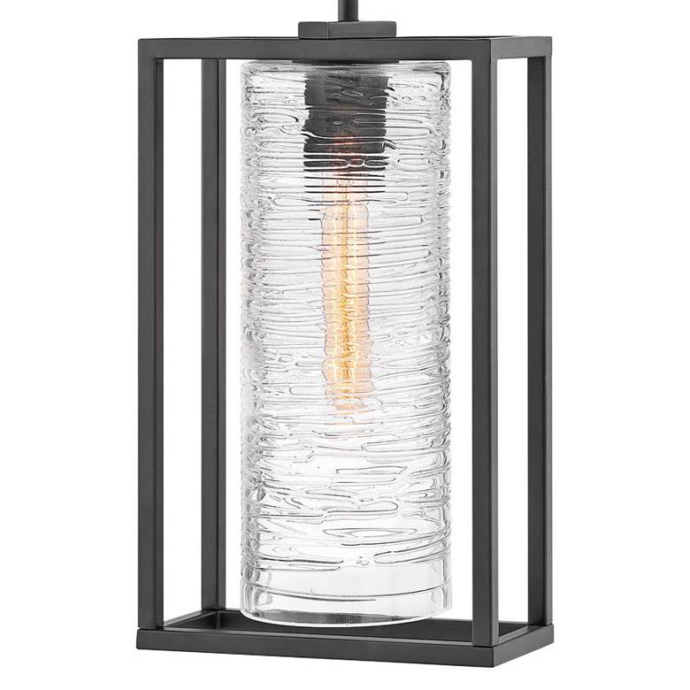 Image 2 Hinkley Pax 15 1/4 inch High Satin Black Outdoor Hanging Light more views