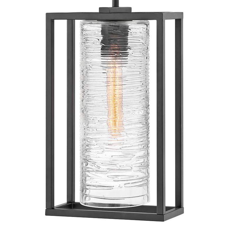 Image 2 Hinkley Pax 15 1/4" High Satin Black Outdoor Hanging Light more views