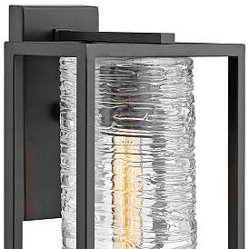 Image2 of Hinkley Pax 16" High Satin Black Outdoor Wall Light more views