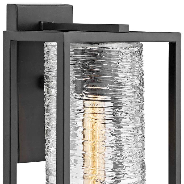 Image 2 Hinkley Pax 16 inch High Satin Black Outdoor Wall Light more views