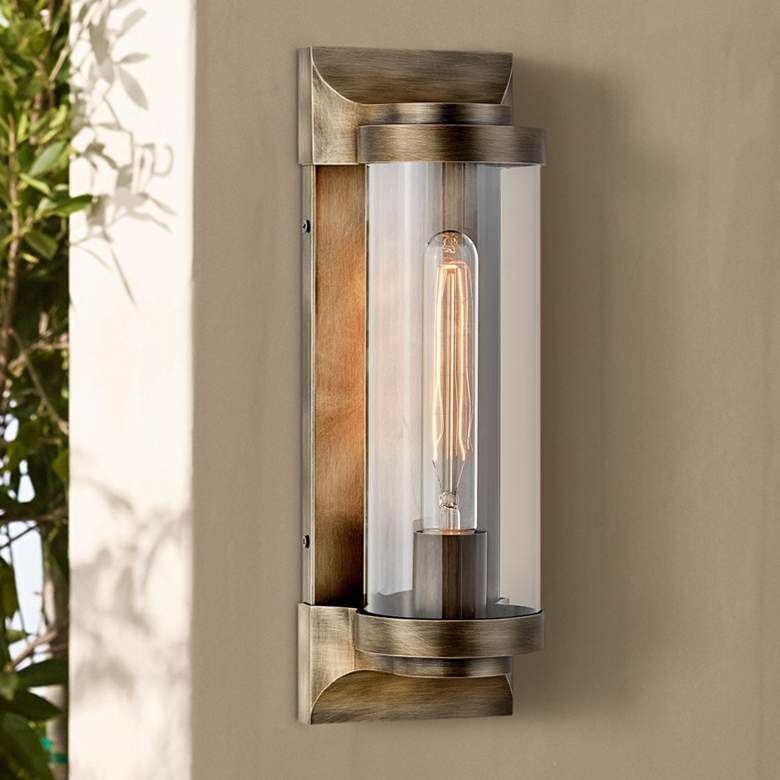 Image 1 Hinkley Pearson 14"H Burnished Bronze Outdoor Wall Light