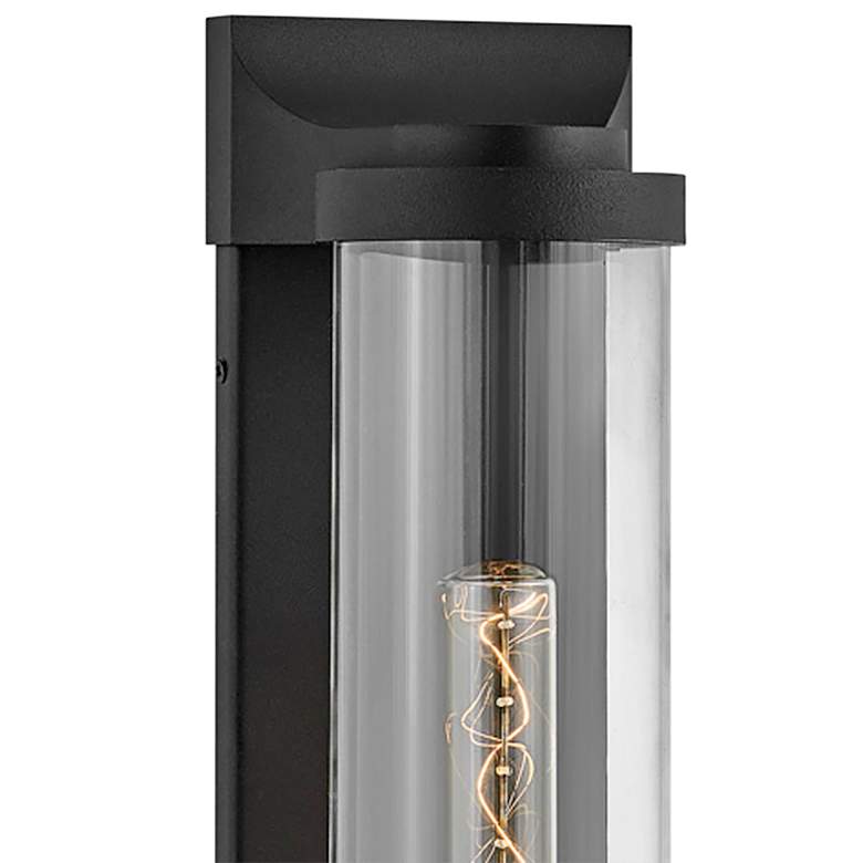 Image 3 Hinkley Pearson 22" High Textured Black Outdoor Wall Light more views
