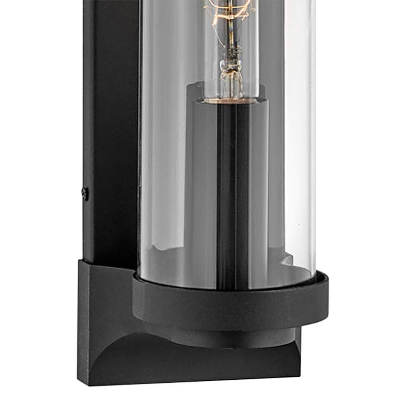Image 4 Hinkley Pearson 22" High Textured Black Outdoor Wall Light more views