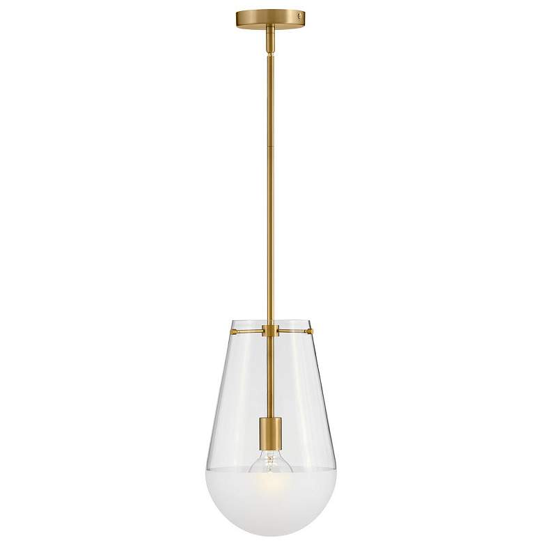 Image 1 Hinkley -  Pendant Beck Small Pendant- Lacquered Brass