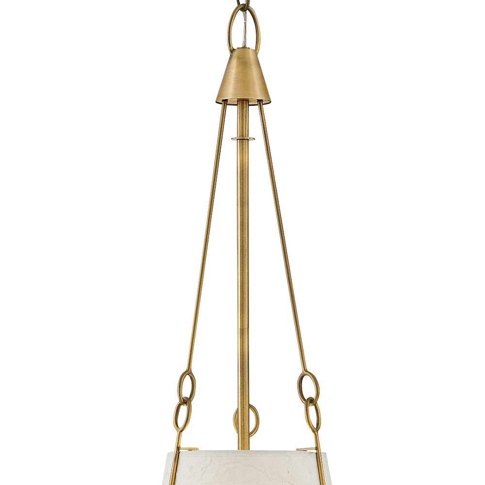 Hinkley Pendant Danvers Small Pendant 11" Lacquered Dark Brass