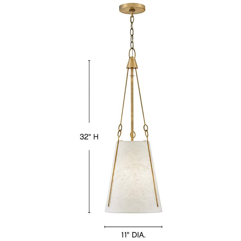 Image 3 Hinkley Pendant Danvers Small Pendant Lacquered Dark Brass more views