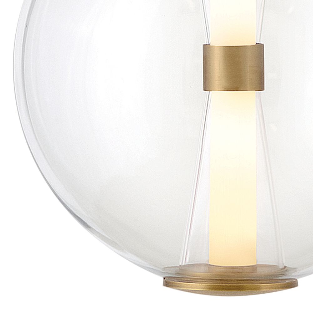 Image 5 Hinkley Pendant Elin Medium Globe Pendant 14" Lacquered Brass more views