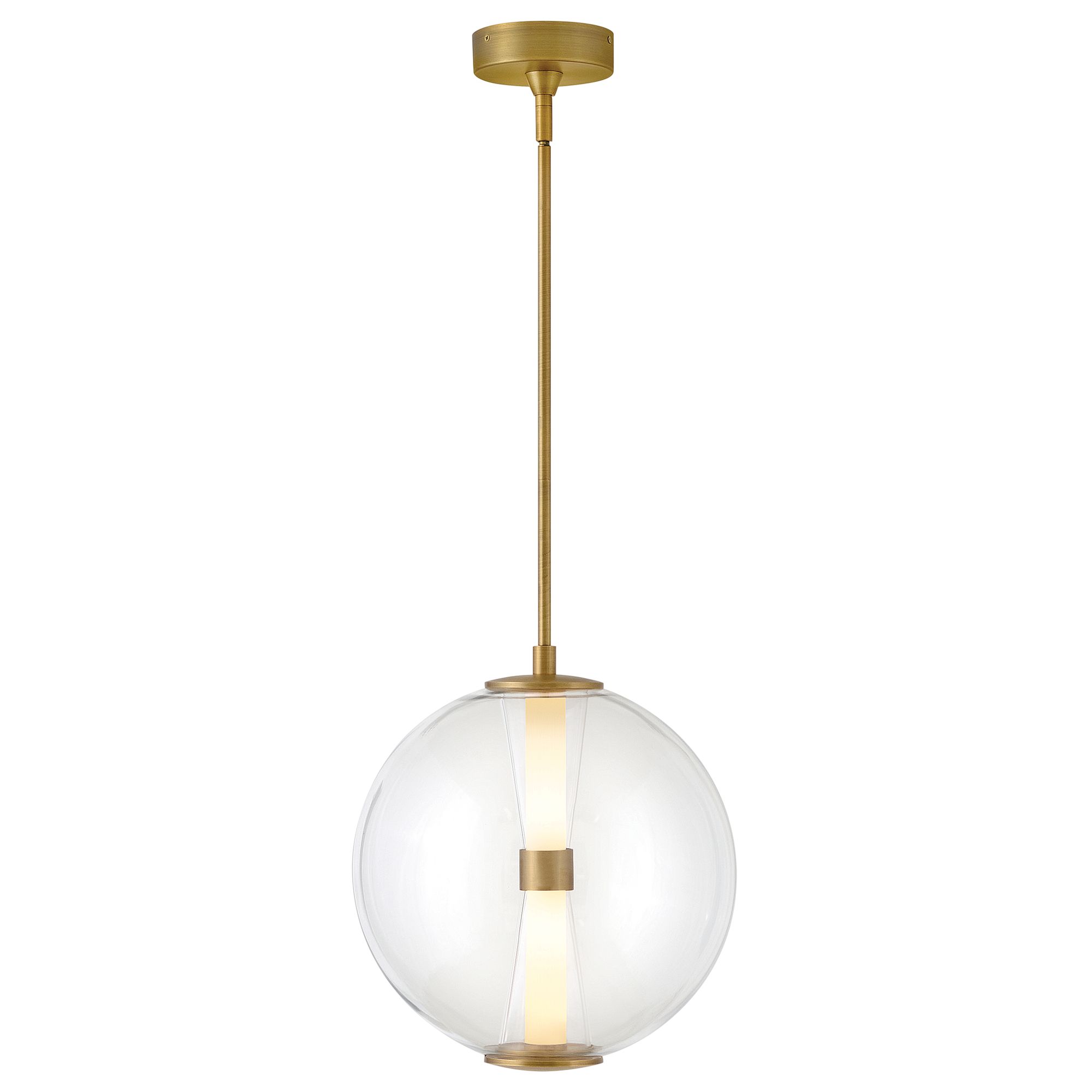 Hinkley Pendant Elin Medium Globe Pendant 14" Lacquered Brass