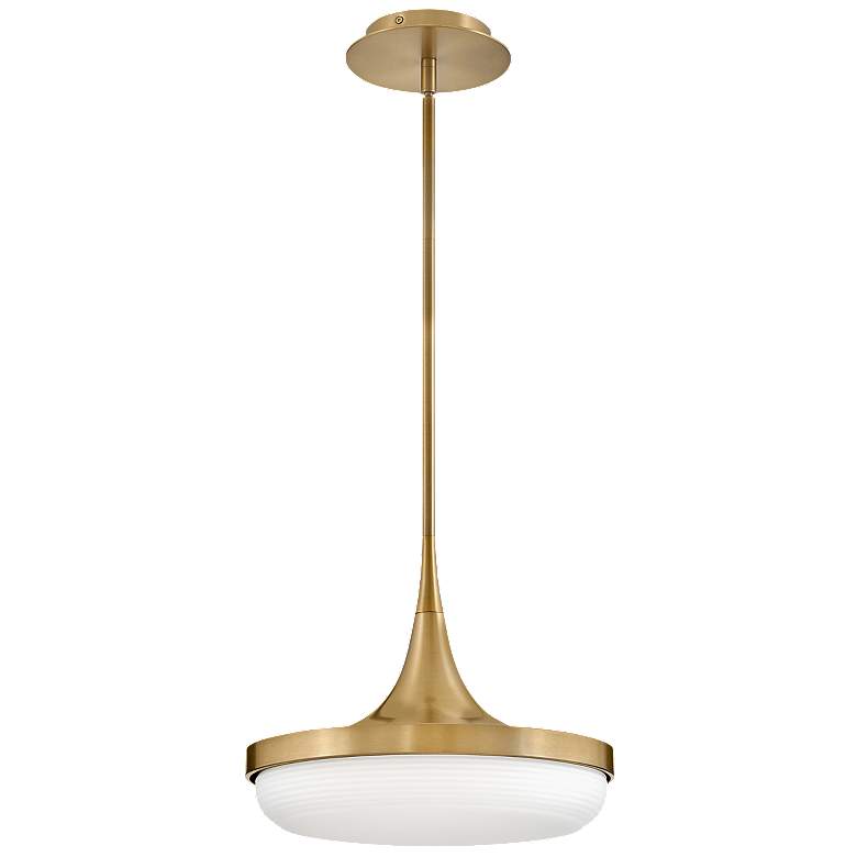 Image 1 Hinkley - Pendant Elsa Medium LED Convertible Pendant- Lacquered Brass