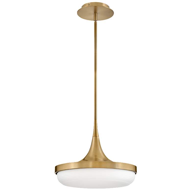 Image 1 Hinkley - Pendant Elsa Medium LED Convertible Pendant- Lacquered Brass