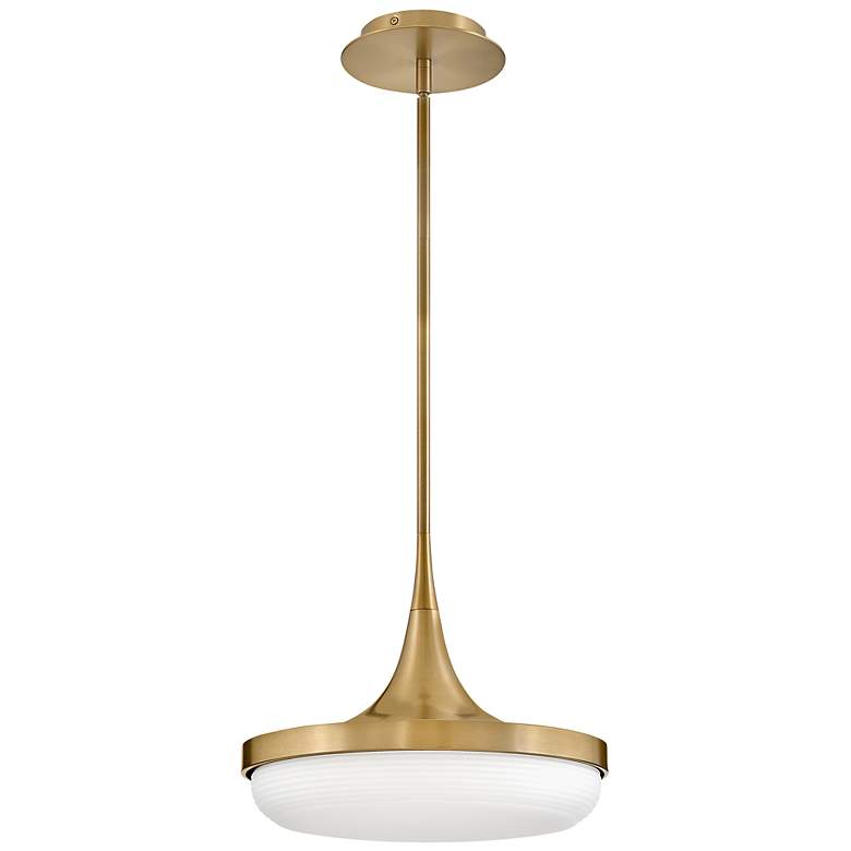Image 2 Hinkley - Pendant Elsa Medium LED Convertible Pendant- Lacquered Brass more views