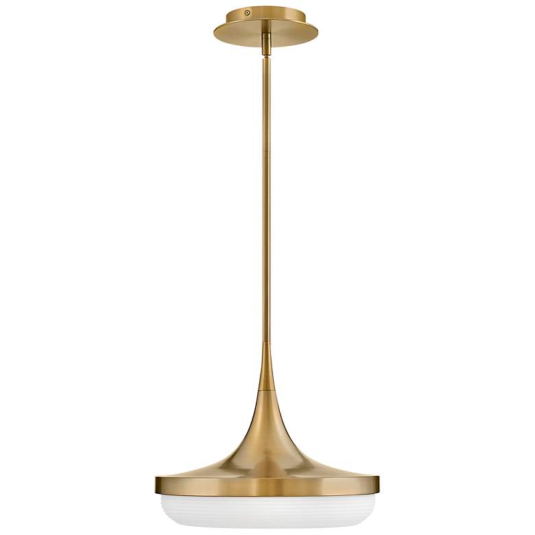 Image 5 Hinkley - Pendant Elsa Medium LED Convertible Pendant- Lacquered Brass more views