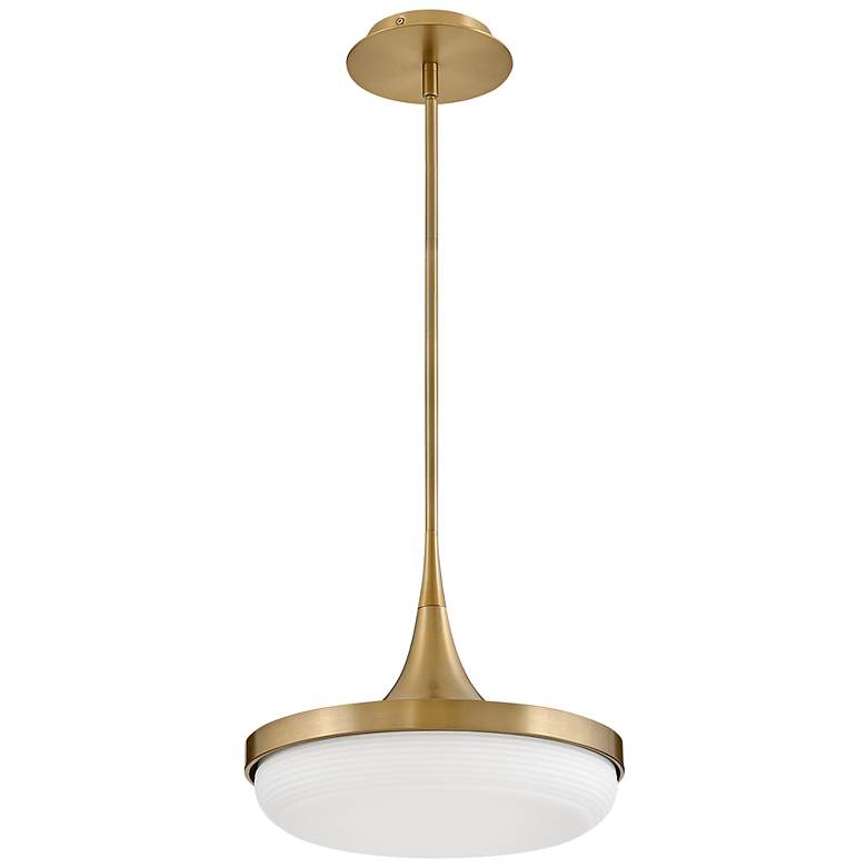Image 6 Hinkley - Pendant Elsa Medium LED Convertible Pendant- Lacquered Brass more views