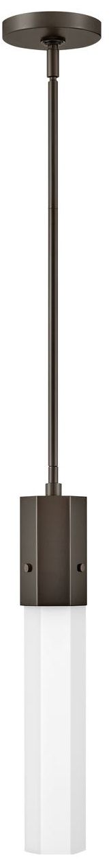 Hinkley Pendant Facet Extra Small Pendant 3.25" Black Oxide