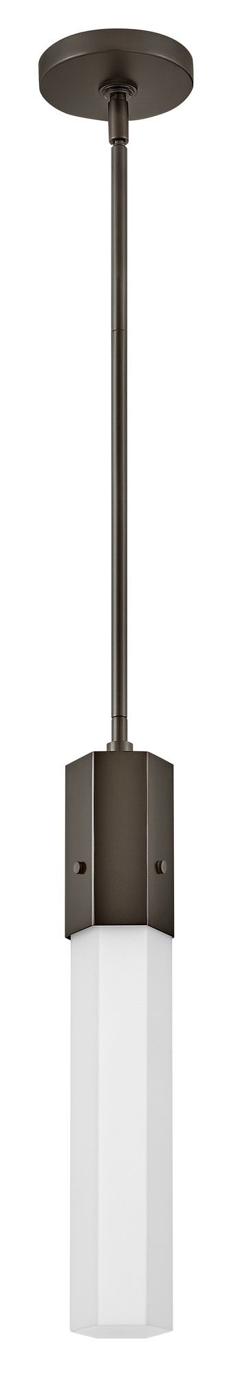 Image 3 Hinkley Pendant Facet Extra Small Pendant 3.25" Black Oxide more views