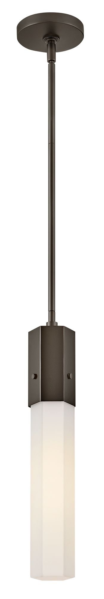 Image 5 Hinkley Pendant Facet Extra Small Pendant 3.25" Black Oxide more views