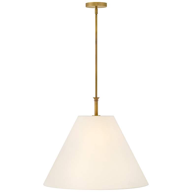 Image 1 Hinkley Pendant Greta Large Pendant 23" Heritage Brass