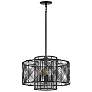 1_Hinkley Pendant Nikko Large Convertible Pendant 20" Black
