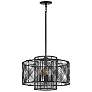 2_Hinkley Pendant Nikko Large Convertible Pendant 20" Black more views