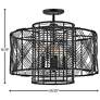 3_Hinkley Pendant Nikko Large Convertible Pendant 20" Black more views